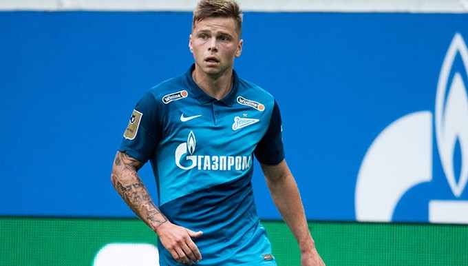 Hậu vệ Krugovoy của ĐT Nga hiện đang khoác áo Zenit Saint Petersburg