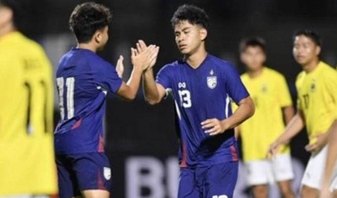 U20 Thái Lan đánh bại U20 Brunei với tỷ số 13-0